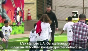 "Croyez en vos rêves," dit Beckham aux jeunes de Los Angeles