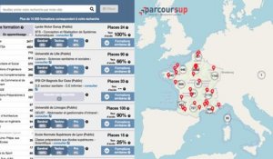 Parcoursup 2019 : une carte interactive pour choisir ses formations