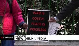 En Inde, une chaîne humaine pour la paix avec le Pakistan