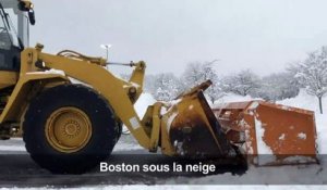 USA: Boston sous la neige