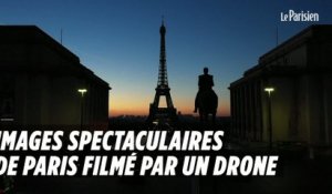 Des images spectaculaires de Paris filmé par un drone