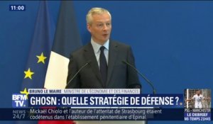 Bruno Le Maire: "C'est une bonne chose que Carlos Ghosn puisse se défendre librement et sereinement"