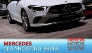 Mercedes CLA Shooting Brake en direct du salon de Genève 2019