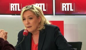 "Nous souhaitons qu'il y ait des frontières nationales" déclare Marine Le Pen sur RTL