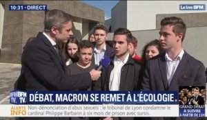 "Si c'est pour l'écologie c'est important." Des lycéens invités au débat avec Emmanuel Macron dans les Alpes-de-Haute-Provence prêts à rester assis six heures si besoin
