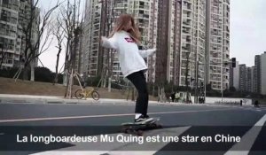 Chine: une skateuse glisse sur sa popularité internet