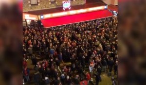 Les rues de Rennes envahies par les supporters après l’exploit contre Arsenal