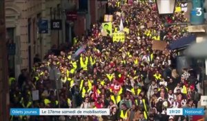 "Gilets jaunes" : mobilisation en baisse pour l'acte 17