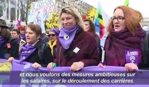 "Gilets jaunes": défilé aux revendications multiples à Paris