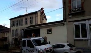 A Ecrouves les pompiers de Toul à l'assaut d'une façade