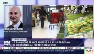 Le point macro: la Banque de France abaisse à 0,3% sa prévision de croisance au premier trimestre - 11/03