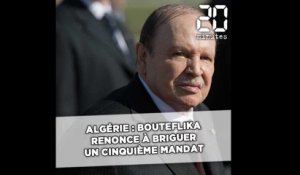 Algérie: Abdelaziz Bouteflika renonce à briguer un cinquième mandat, l'élection présidentielle est reportée
