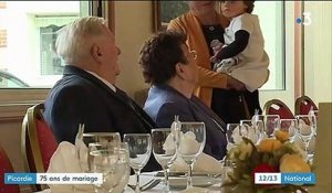 Picardie : 75 ans de mariage pour Odette et Jacques Lejeune