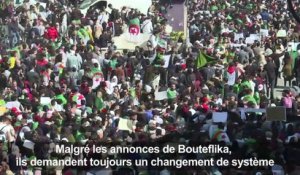 Algérie: les manifestants de retour en masse dans la rue