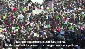 Algérie: les manifestants de retour en masse dans la rue