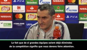 8es - Valverde : "Nous devons faire attention"