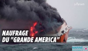Alerte à la pollution après le naufrage du «Grande America» au large de la Bretagne