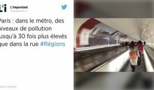 À Paris, le taux de pollution jusqu’à 30 fois plus élevé dans le métro qu’à l’air libre