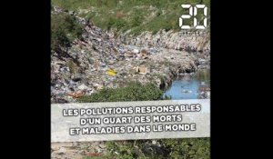 Les pollutions responsables de 25% des morts et maladies dans le monde