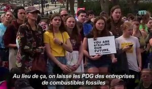 Aux Etats-Unis, des jeunes marchent pour le climat