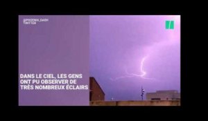 Les images des violents orages qui ont touché une partie de la France après la canicule