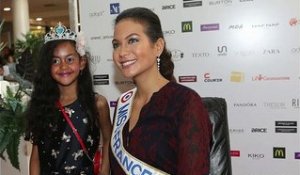 Vaimalama Chaves, Miss France 2019, était en dédicace à Valence