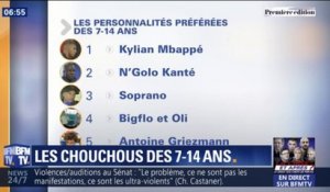 Kylian Mbappé, N'Golo Kanté et Antoine Griezmann ... les bleus dans le top des personnalités préférées des 7-14 ans