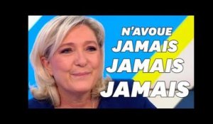 Ne jamais croire Marine Le Pen quand elle dit "jamais"