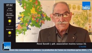 René Savelli président de lassociation des maires ruraux de Haute-Garonne invité de France Bleu Occitanie