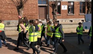 Six cents élèves ont marché pour le climat à Saint-Georges-sur-Meuse ce 21 mars 2019