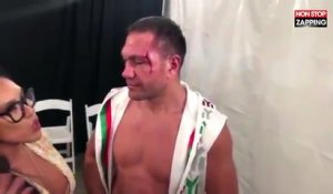 Le boxeur Kubra Pulev embrasse de force une journaliste et fait scandale (vidéo)