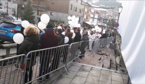 Courchevel : ils ont marché en hommage aux victimes de l'incendie