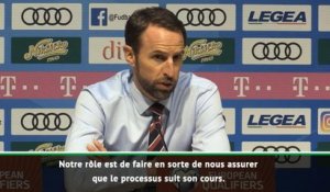 Angleterre - Southgate : "C'est inacceptable !"