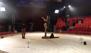 Répétitions au festival du cirque de Bayeux