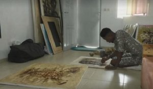 Un artiste ivoirien introduit du café et du cacao dans ses œuvres d'art [No Comment]