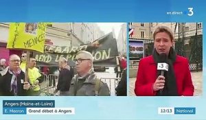 Emmanuel Macron à Angers : entre remaniement et grand débat national