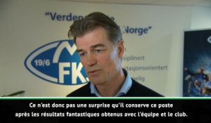 Molde - Le directeur sportif du club félicite Solskjaer