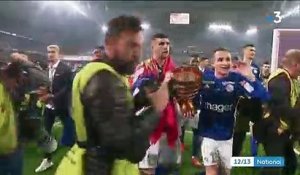 Football : Strasbourg remporte la Coupe de la Ligue à l'arraché