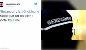 Besançon. Un Gilet jaune frappé par un policier a porté plainte