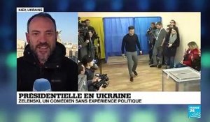 Présidentielle en Ukraine : Le comédien Zelenski vire en tête