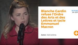 Blanche Gardin refuse l’Ordre des Arts et des Lettres et tacle Emmanuel Macron