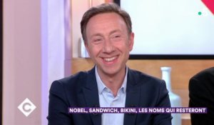 Stéphane Bern : Nobel, Sandwich, Bikini, les noms qui resteront ! - C à Vous - 03/04/2019