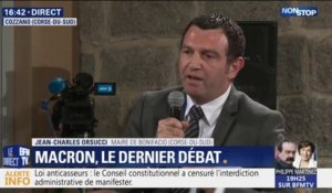 "La politique de la chaise vide ne mènera nulle part." Le maire de Bonifacio dénonce le boycotte de la venue de Macron en Corse par Gilles Simeoni