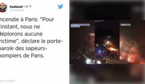 Paris. Spectaculaire incendie suivi d'une explosion dans un immeuble, aucune victime