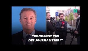 "Quotidien" refoulé à la conférence de presse de Nicolas Dupont-Aignan