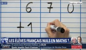Les élèves français sont de plus en plus nuls en maths