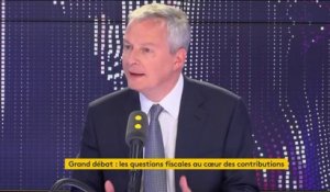 "Les baisses d'impôts prioritaires" doivent concerner "les personnes qui travaillent ou reprennent un emploi", défend le ministre de l'Économie Bruno Le Maire