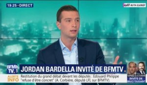 Jordan Bardella: "Les Français attendent un peu de bon sens mais le gouvernent passe complètement à côté"