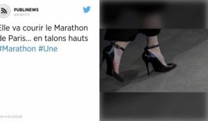 Elle va courir le Marathon de Paris… en talons hauts