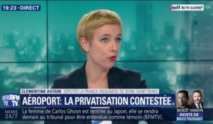 Clémentine Autin(LFI): "La privatisation d'ADP n'a aucune raison d'être, c'est une entreprise qui dégage de larges bénéfices"